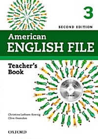 [중고] American English File: 3: Teachers Book with Testing Program CD-ROM (Multiple-component retail product, 2 Revised edition)