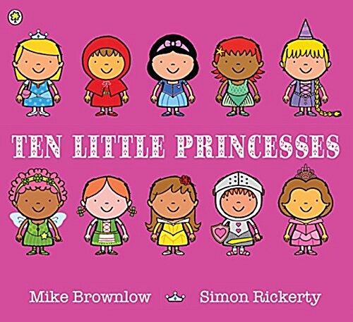 [중고] Ten Little Princesses (Paperback)