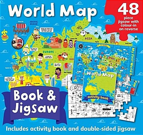 World Map Jigsaw Box (Paperback)