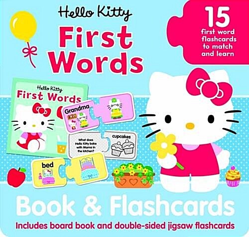 Hello Kitty Jigsaw Flashcards First Words (Paperback)
