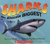 Sharks Big Bigger Biggest (Paperback)
