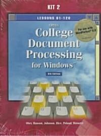 Greg College Document Processing for Windows (Paperback, 8th)