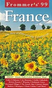 Frommers 99 France (Paperback, Map)