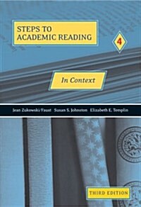 [중고] Steps to Academic Reading 4: In Context (Paperback, 3, Revised)