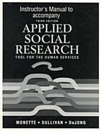 Applied Social Research (Paperback, 3rd, Teachers Guide)