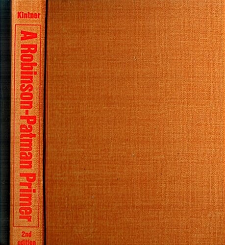 A Robinson-Patman Primer (Hardcover)