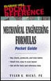 Mechanical Engineering Formulas: Pocket Guide (Spiral)