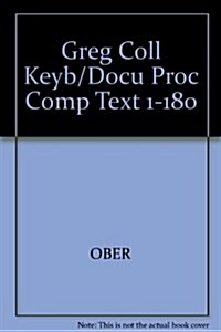 Gregg College Keyboarding & Document Processing for Microcomputers, Complete Course (Hardcover, 7th, Subsequent)