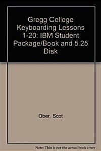 Gregg College Keyboarding Lessons 1-20 (Paperback, Diskette)