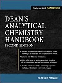 Deans Analytical Chemistry Handbook (Hardcover, 2, Revised)