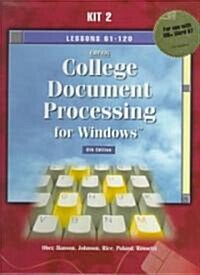 Gregg College Keyboarding and Document Processing for Windows, Kit 2 W/ MS Word 97 (Hardcover, 8, Revised)