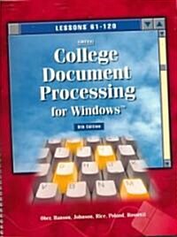 MS Word 97 Manual for College Keyboarding & Document Processing for Windows (Paperback, 8TH, PACKAG)