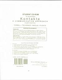 Student CD-ROM to Accompany Kontakte: A Communicative Approach (Audio CD, 4th)