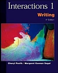 [중고] Interactions 1 Writing Sb (Paperback, 4th)