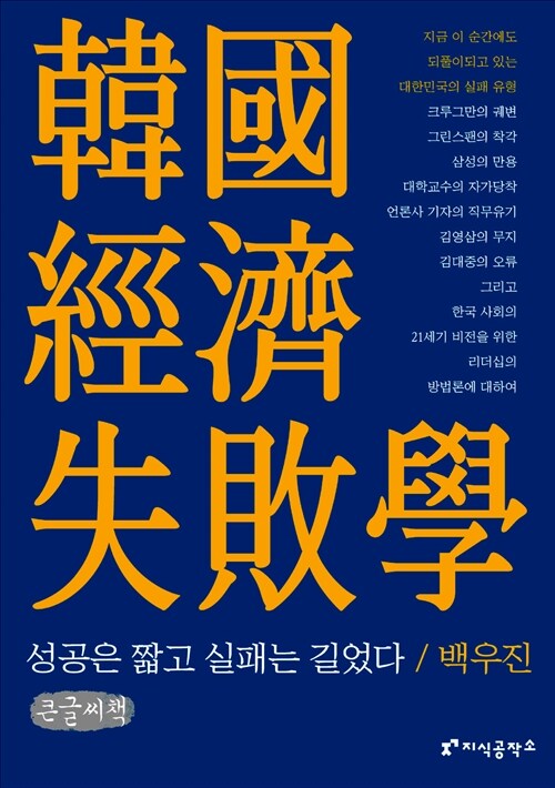 한국경제 실패학 (큰글씨책)