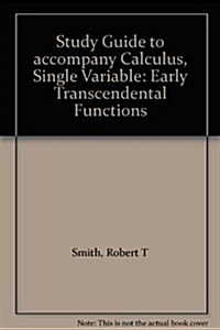 Study Guide to accompany Single-Variable Calculus (Paperback, 3rd, Student)