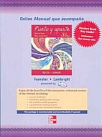 Online Manual Que Acompana/Manual to Acompany Punto Y Aparte (Pass Code, 3rd)