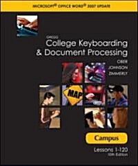 Gregg College Keyboarding & Document Processing (Gdp): Microsoft Word 2007 Update (CD-ROM, 10th)