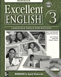 [중고] Excellent English 3 Workbook W/ Audio CD (Paperback)