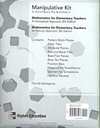 Manipulative Kit To Accompany the Activities in Mathematics for Elementary Teachers (Paperback, PCK)