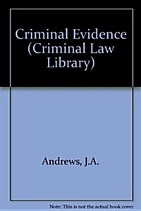 Criminal Evidence (Hardcover)