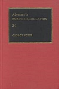 Advances in Enzyme Regulation (Hardcover)