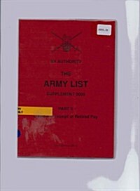Army List, Part II (Paperback)