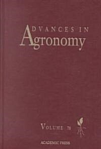 Advances in Agronomy (Hardcover)
