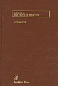 Advances in the Study of Behavior (Hardcover)