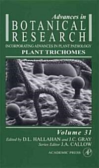 Plant Trichomes: Volume 31 (Hardcover)