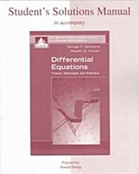 Students Solutions Manual to Accompany Differential Equations: Theory, Technique, and Practice (Paperback)