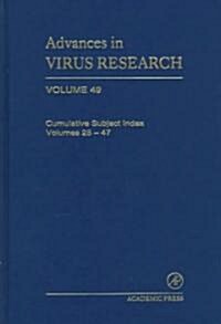 Cumulative Subject Index: Volume 49 (Hardcover)