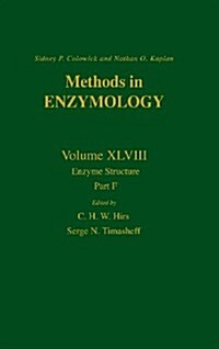 Enzyme Structure, Part F: Volume 48 (Hardcover)