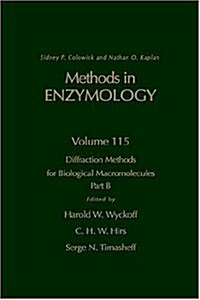 Diffraction Methods for Biological Macromolecules, Part B: Volume 115 (Hardcover)