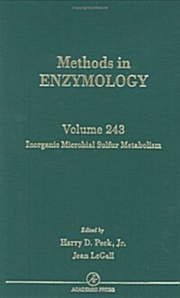 Inorganic Microbial Sulfur Metabolism: Volume 243 (Hardcover)