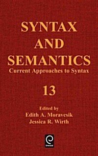 Current Approaches to Syntax (Hardcover)