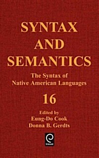 The Syntax of Native American Languages (Hardcover)