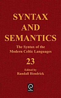 The Syntax of the Modern Celtic Languages (Hardcover)