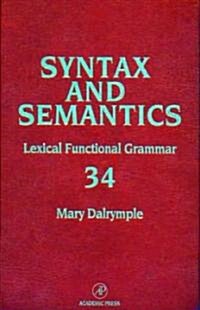 Lexical Functional Grammar (Hardcover)