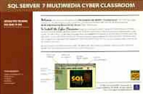 SQL Server 7 Multimedia Cyber Classroom (CD-ROM)