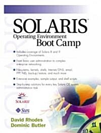 Solaris Operating Environment Boot Camp (Paperback)