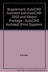 Autocad Architect Package (Hardcover)