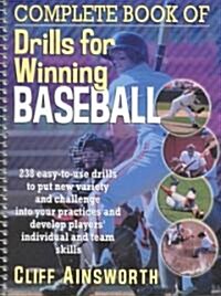 Complete Book of Drills for Winning Baseball (Hardcover)