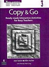 [중고] Top Notch 3 Copy & Go (Reproducible Activities) (Paperback)
