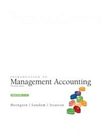 [중고] Introduction to Management Accounting (Hardcover, 13th)