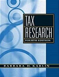 Tax Research (Hardcover, 4)