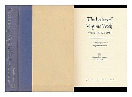 The Letters of Virginia Wolf, 1929-1931 (Hardcover)
