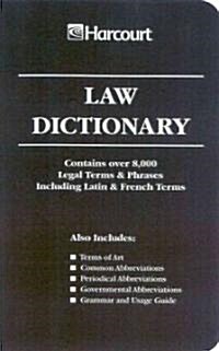 Harcourt Law Dictionary (Paperback)