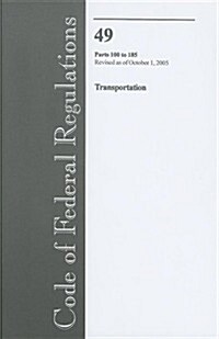 Code of Federal Regulations 49, Transportation (Paperback, 1st)
