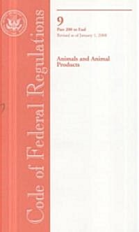 Code of Federal Regulations Title 9 Animals and Animal Products (Paperback, 1st)